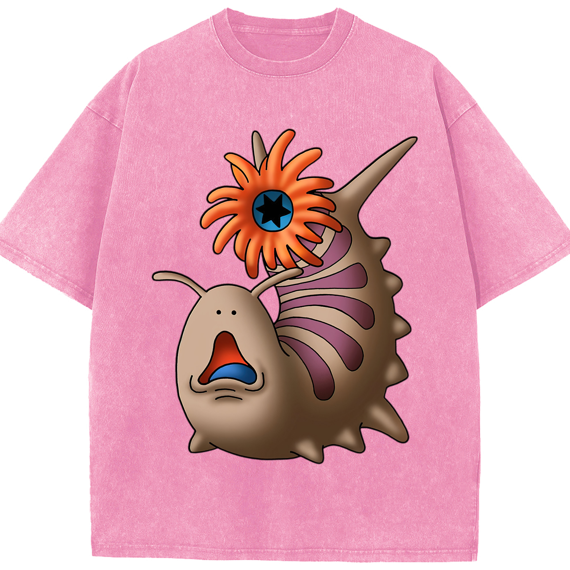 （画像用） ドラゴンクエスト Doragon Kuesuto Dragon Quest 綿100% ヴィンテージ風 半袖Tシャツ（フロントプリント）